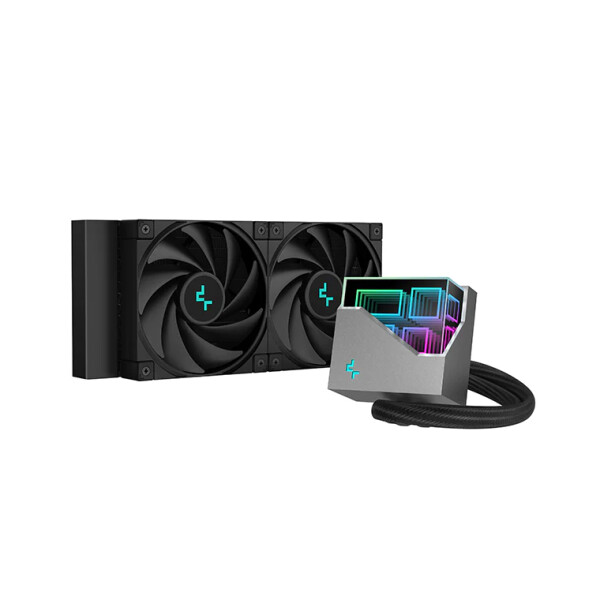 Deepcool LT520 240mm ARGB Water Cooler 2x FK120 120mm PWM High Performance Fan sockets