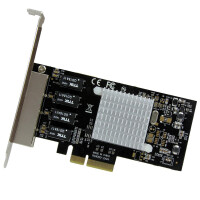 StarTech.com 4 Port PCI Express Gigabit Ethernet Netzwerkkarte - Intel I350 NIC - Netzwerkadapter