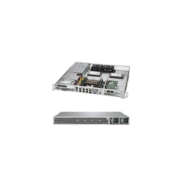 Supermicro SuperServer 1019D-FRN8TP - Intel SoC - Intel® Xeon® - D-2146NT - 2,3 GHz - DDR4-SDRAM - 128GB - 16GB - 32GB - 64GB