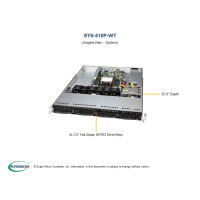 Supermicro SuperServer 510P-WT - 2.000 GB - NVMe