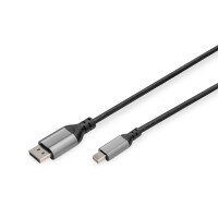 DIGITUS - DB-340106-020-S - MiniDP - DP Kabel 8K 2m