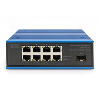 DIGITUS - DN-651136 - Industrie Switch 8xGB 1xSFP