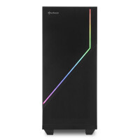 Sharkoon RGB FLOW - Midi Tower - PC - Schwarz - ATX -...