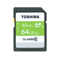 Toshiba SDXC UHS1 - 64GB 64GB SDXC Klasse 10 Speicherkarte