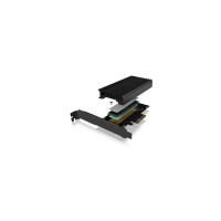 ICY BOX IB-PCI214M2-HSL - PCIe - M.2 - PCIe 3.0 - Schwarz...