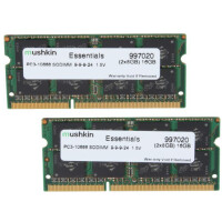 Mushkin SO-DIMM 16GB DDR3 Essentials - 16 GB - 2 x 8 GB - DDR3 - 1333 MHz - 204-pin SO-DIMM