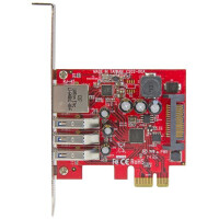 StarTech.com 3 Port PCI Express USB 3.0 Karte mit Gigabit...