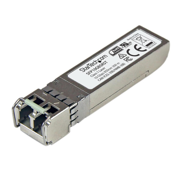 StarTech.com MSA konformes SFP+ Transceiver Modul - 10GBASE-SR - Faseroptik - 10000 Mbit/s - SFP+ - LC - SR - 300 m