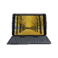 Logitech Universal Folio - QWERTY - UK Englisch - 5 Millionen Zeichen - Jede Marke - iPad Air 2 iPad Air iPad 2 iPad 3 iPad 4 Samsung Galaxy Tab A-9.7 in Galaxy Samsung Tab S... - Schwarz