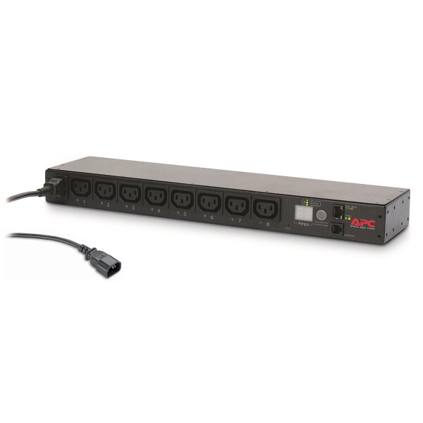 APC AP7920B - Messgerät - Geändert - 0U/1U - Horizontal/Vertical - Schwarz - 8 AC-Ausgänge - C13-Koppler