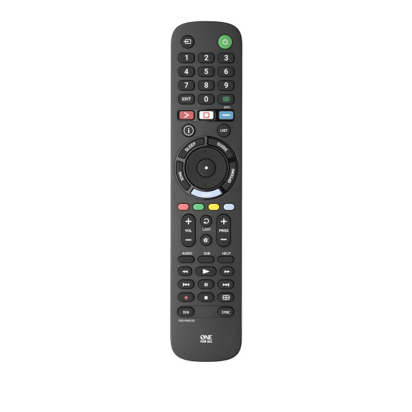 One for All URC 4912 - TV - Drucktasten - Schwarz