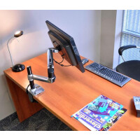 Ergotron LX Series Desk Mount LCD Arm - Tall Pole - 11,3 kg - 86,4 cm (34 Zoll) - 75 x 75 mm - 100 x 100 mm - Schwarz