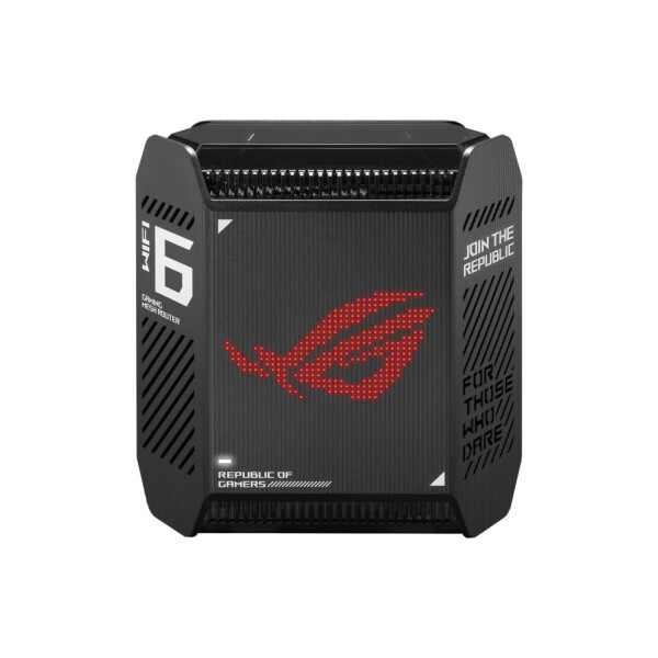 ASUS ROG Rapture GT6 Black 1PK AX10000 Whole-Home Tri-band Mesh WiFi 6 Router 802.11 - Router - WLAN