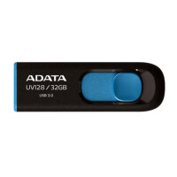 ADATA DashDrive UV128 128GB - 128 GB - USB Typ-A - 3.2 Gen 1 (3.1 Gen 1) - 90 MB/s - Dia - Schwarz - Blau