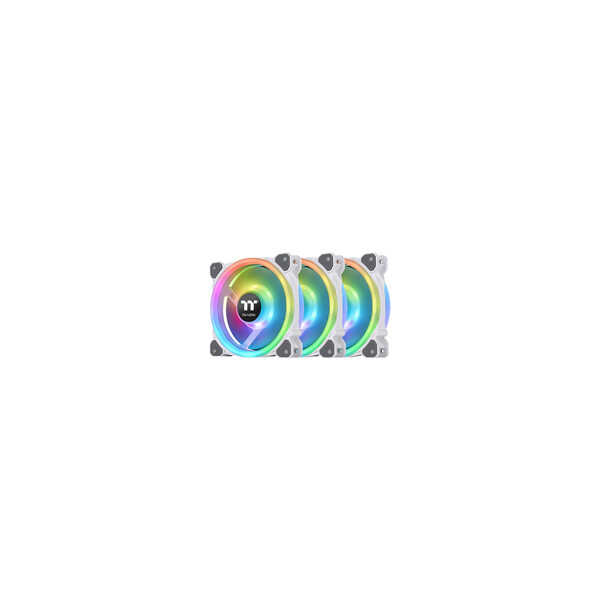 Thermaltake Riing Trio 12 RGB Radiator Fan White TT Premium Edition - Ventilator - 12 cm - 500 RPM - 1500 RPM - 41,13 cfm - Weiß