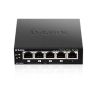 D-Link DGS 1005P - Switch - 5 x 10/100/1000 4 PoE+ -...