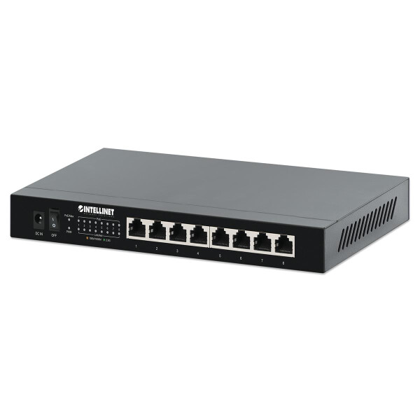 Intellinet 8-Port 2.5G Ethernet PoE+ Switch 100W 8xPSE Ports - Switch - 2,5 Gbps