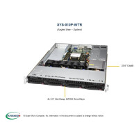 Supermicro SuperServer 510P-WTR - 2.000 GB - NVMe