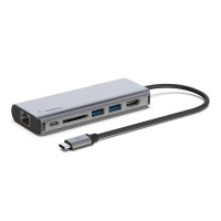 Belkin AVC008BTSGY - USB 3.2 Gen 1 (3.1 Gen 1) Type-C -...