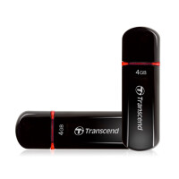 Transcend JetFlash 600 - 4 GB - USB Typ-A - 2.0 - Kappe -...