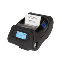 Citizen CMP-25L - Thermische Leitung - 203 x 203 DPI - 127 mm/sek - Verkabelt & Kabellos - Lithium-Ion (Li-Ion) - Schwarz