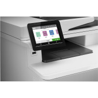 HP Color LaserJet Pro MFP M479fnw - Drucken - Kopieren - Scannen - Faxen - Mailen - Scannen an E-Mail/PDF; Automatische - gegl&auml;ttete Dokumentenzuf&uuml;hrung (50 Blatt) - Laser - Farbdruck - 600 x 600 DPI - A4 - Direktdruck - Grau - Wei&szlig;