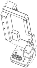 Zebra ET8x Dock 9 port Expansion Module with Type A 2 USB-3 2 USB-2 2 HDMI and 3 RJ45