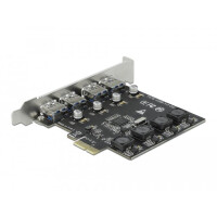 Delock 90509 - PCIe - USB 3.2 Gen 1 (3.1 Gen 1) - PCIe 2.0 - China - 5 Gbit/s - 0 - 40 °C