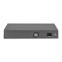 DIGITUS Switch 24-Port FE PoE 2 Uplink Ports SFP/RJ45 - Switch - 24-Port