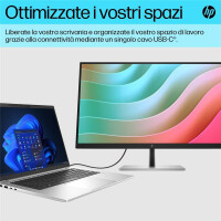 HP E27k G5 IPS UHD 3840x2160 DP/HDMI/USB-C 350cd - Flachbildschirm (TFT/LCD) - IPS