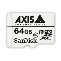 Axis Surveillance - Flash-Speicherkarte (microSDXC-an-SD-Adapter inbegriffen) - 64 GB