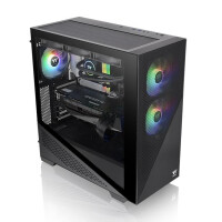 Thermaltake Divider 370 TG - Midi Tower - PC - Schwarz -...