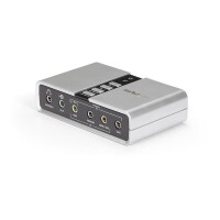 StarTech.com USB Soundbox 7.1 Adapter - externe USB Soundkarte mit SPDIF Didital Audio - 7.1 Kan&auml;le - 16 Bit - USB