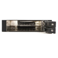 StarTech.com SATA Hot Swap Wechselrahmen trägerlos - Mobiles Festplatten Speicher Rack 2x 6,4cm (2,5") - 8,89 cm (3.5 Zoll) - Frontblende - 2.5 Zoll - SATA - Serial ATA II - Serial ATA III - Schwarz - Aluminium