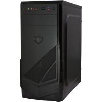 Inter-Tech B-30 - Midi Tower - PC - Schwarz - ATX,Micro ATX - 15 cm - 35 cm