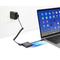 Manhattan USB-C auf HDMI 3-in-1 Docking-Konverter mit Power Delivery 100W HDMI 4K30Hz USB-A 5Gbit/s Buchsen Passthrough-Ladeanschl.