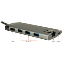 Inter-Tech GDC-802 - USB 3.2 Gen 1 (3.1 Gen 1) Type-C -...