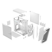 Fractal Design CAS Torrent Compact RGB White TG Clear