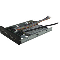 Inter-Tech 2U-20240 - Rack - Server - Schwarz - ATX - micro ATX - Mini-ATX - Stahl - HDD - Netzwerk - Leistung