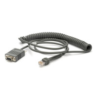 Zebra RS232 Cable - 2,7 m - DB-9 - RS-232 - Grau