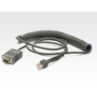 Zebra RS232 Cable - 2,7 m - DB-9 - RS-232 - Grau