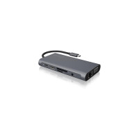 ICY BOX IB-DK4040-CPD - Kabelgebunden - USB 3.2 Gen 1...