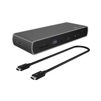 ICY BOX IB-DK8801-TB4 - Kabelgebunden - Thunderbolt 4 -...
