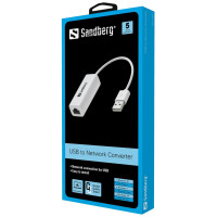 SANDBERG USB to Network Converter - Verkabelt - USB -...