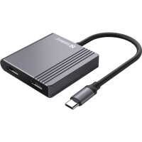 SANDBERG USB-C Dock 2xHDMI+USB+PD