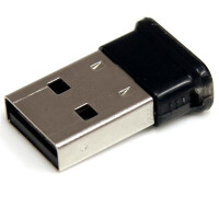 StarTech.com Mini USB-Bluetooth 2.1 Adapter - Klasse 1 EDR Wireless Netzwerkadapter - Kabellos - USB - Bluetooth - 3 Mbit/s - Schwarz