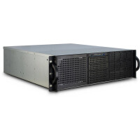 Inter-Tech 3U-30248 - Rack - Server - Schwarz - Edelstahl...