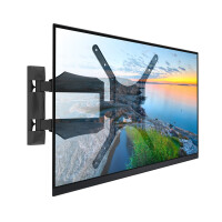 Techly Wandhalterung für LCD TV LED 25-52" slim FullMotion schwarz
