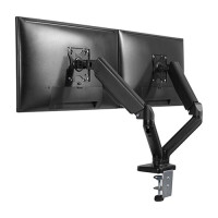 Techly Schreibtischhalterung für 2 LCD TV LED 17-32 Klemme Gasfeder
