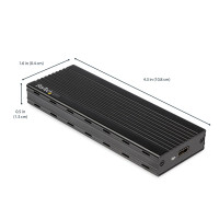 StarTech.com USB-C 10 Gbit/s auf M.2 NVMe...